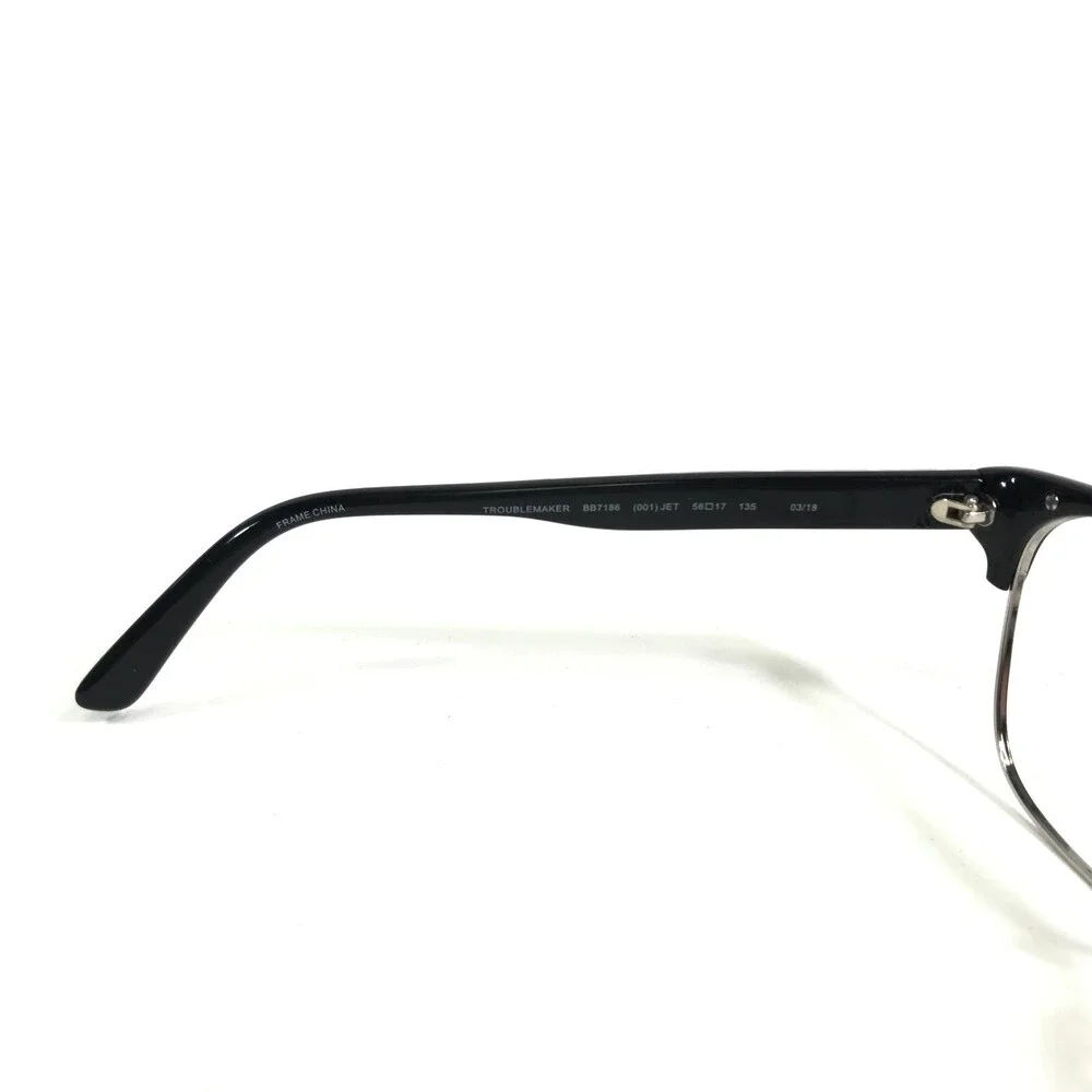 Bebe Eyeglasses Frames BB7186 001 JET TROUBLEMAKER Black Cheetah Print 56-17-135